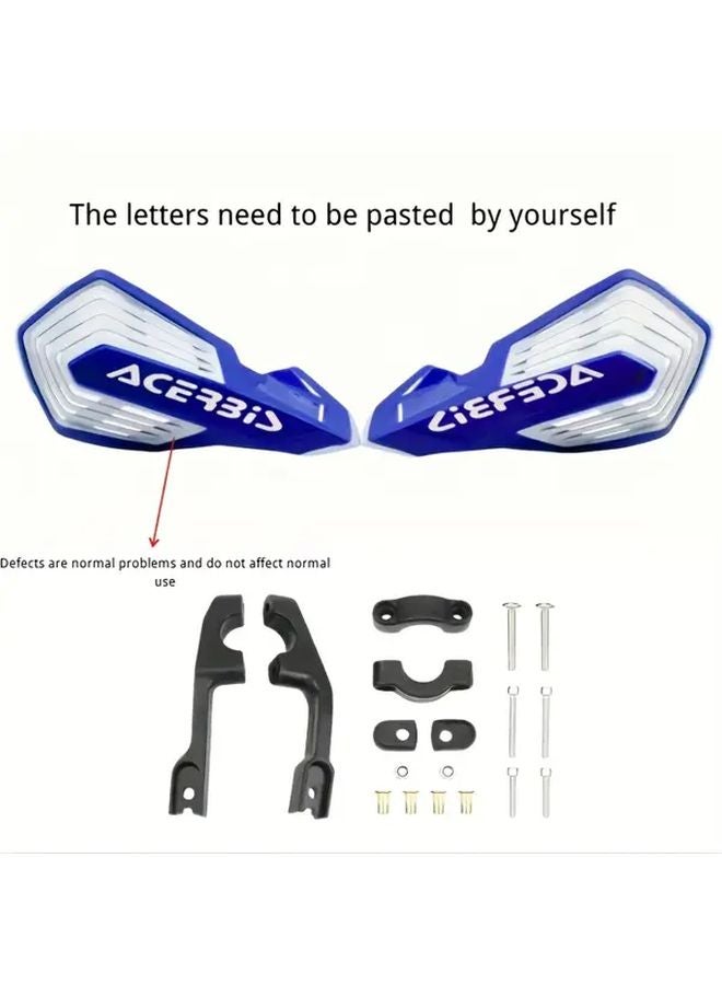 Yellow Motorcycle Hand Guards Universal Fit For Honda Suzuki Yamaha Kawasaki Beta - Image 3